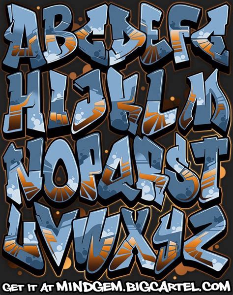 Graffiti Font - Outsourced | Graffiti lettering fonts, Graffiti font, Graffiti lettering