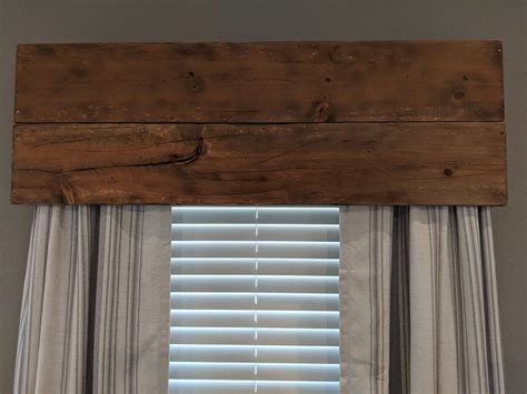 Cornice Board Valance Rustic Cornice Board Wooden Valance | Etsy | Wooden valance, Wooden window ...