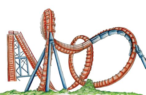 Roller Coaster Drawing at GetDrawings | Free download