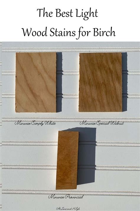 The Best Wood Stains for Birch Plywood