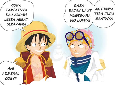 One Piece Coby x Luffy by cinggggggg on DeviantArt