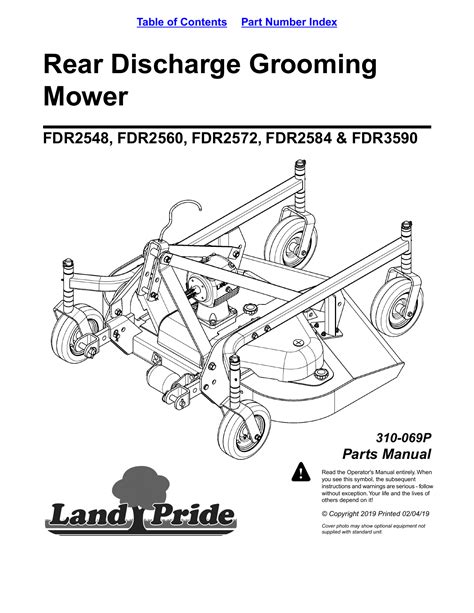 Heavy Equipment Attachments COMPLETE LANDPRIDE LAND PRIDE 310-017S 814-188C FINISHING MOWER ...