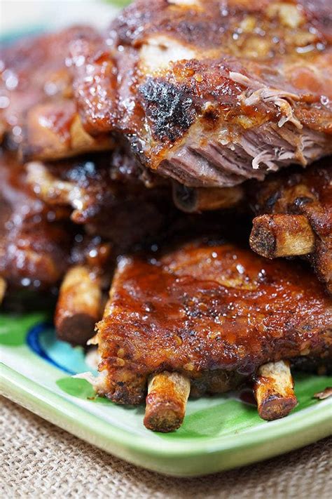 Instant Pot BBQ Pork Ribs Recipe - Bowl Me Over