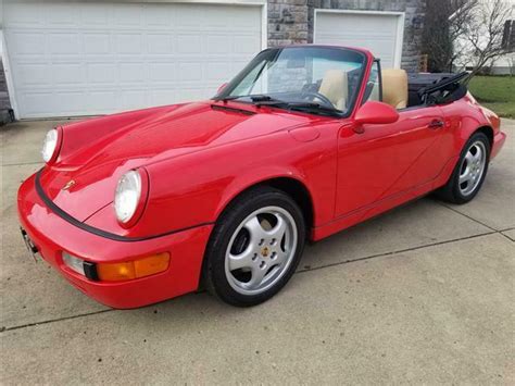 Gorgeous Guards Red Porsche 964 Cabriolet 5SP With Tons of ...