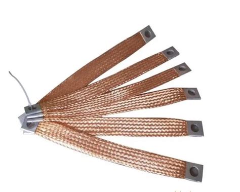 Braided copper-aluminium grounding wire