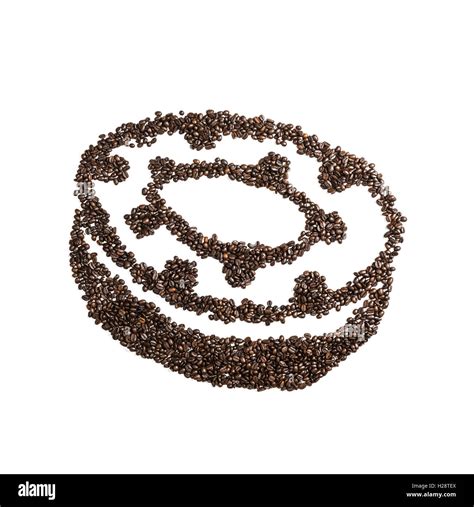 Coffee Bean Donut Stock Photo - Alamy