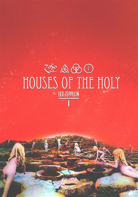 Led Zeppelin - Houses of the Holy (1973) by Julio César Underground Posters Rock Posters, Band ...