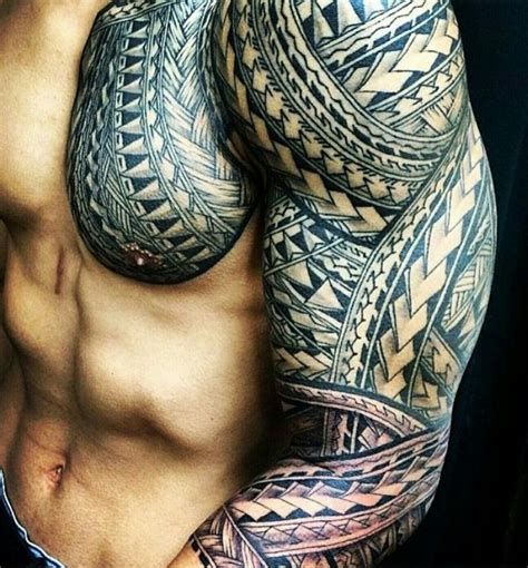 Tribal Chest Tattoos, Tribal Band Tattoo, Left Arm Tattoos ...