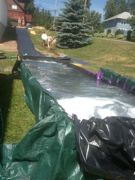 Diy Slip N Slide With Pool | Home and Garden Reference