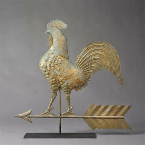 Rooster Weathervane | 1stdibs.com | Folk art, Rooster, Weathervanes