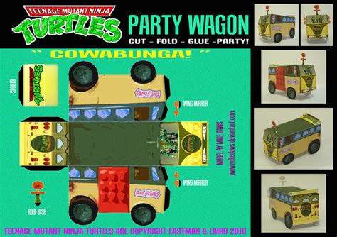 TMNT - Party Wagon by mikedaws on DeviantArt