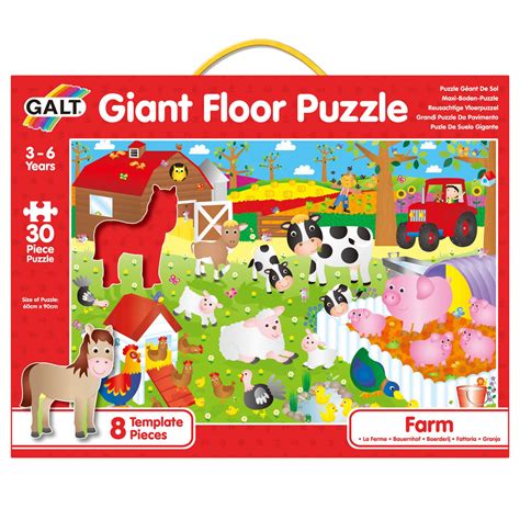 Giant Floor Puzzle - Farm – Galt Toys UK