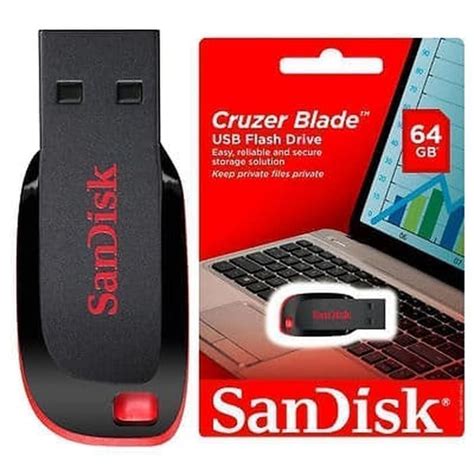 Jual SANDISK FLASHDISK 64GB USB 2.0 / FLASH DISK 64 GB USB2.0 CRUZER BLADE - Jakarta Utara ...