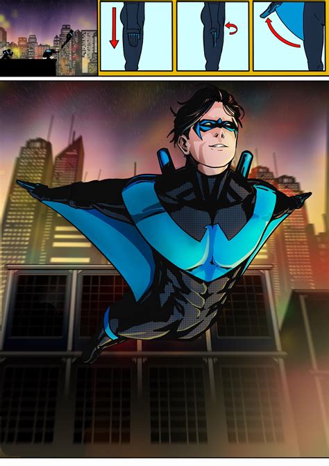 [Fan Art] Nightwing Glides : r/DCcomics