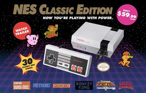 Nintendo's NES Classic Edition Retro Games Console Returns in Stores on ...