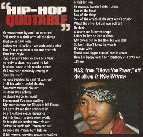 Nas Rap Quote | Rapper quotes, Rap quotes, Rap lyrics