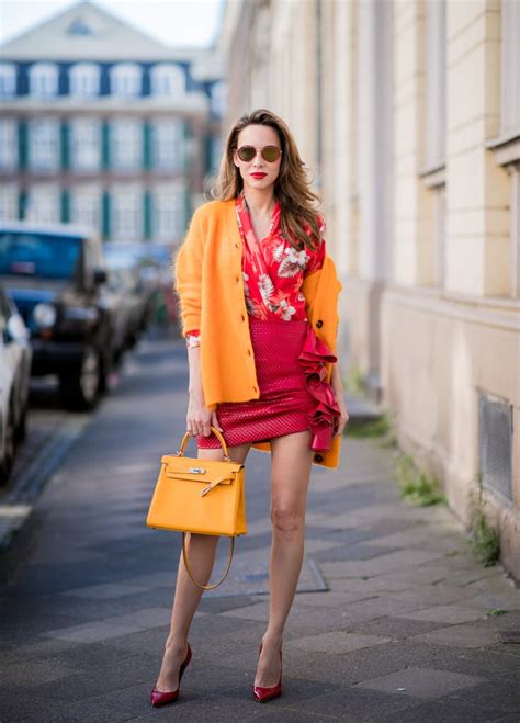 Red and Orange | Unusual Color Combination Outfit Ideas | POPSUGAR ...