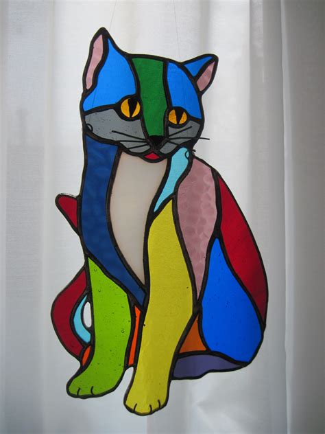 Scrap glass calico cat | Mozaic sanatı, Tuval resimleri, Sanat çizimleri