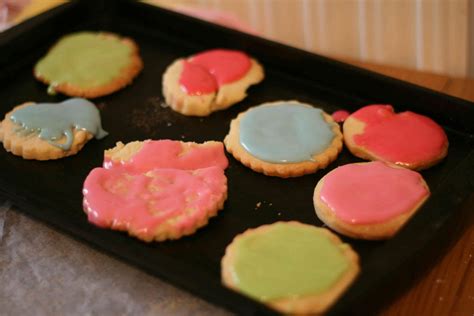 Leave your iced party biscuits to set then enjoy! Store them in an airtight container.