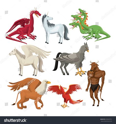 5,322 Mythological Creatures Set Images, Stock Photos, 3D objects, & Vectors | Shutterstock