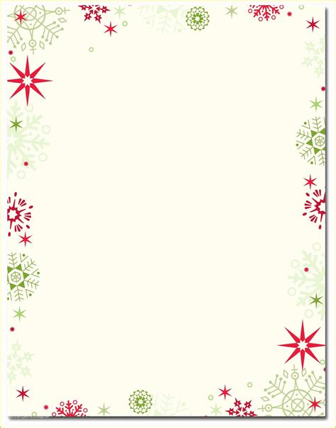 Free Holiday Stationery Templates Of 9 Best Of Printable Holiday Letterhead Paper ...