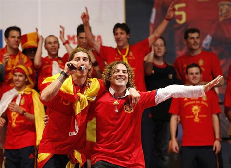 FIFA 2010 World Cup Champions Spain Victory Parade And Celebrations(Sergio Ramos) - Sergio Ramos ...