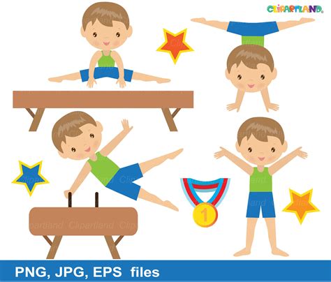 Gymnastics For Kids Clipart Free