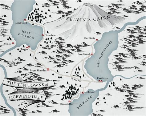 Icewind Dale Map by UbiquitousUK on DeviantArt