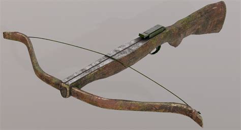 Ancient crossbow 3D model - TurboSquid 1284295