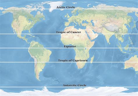 Labeled Latitude And Longitude World Map - Darice Fleurette