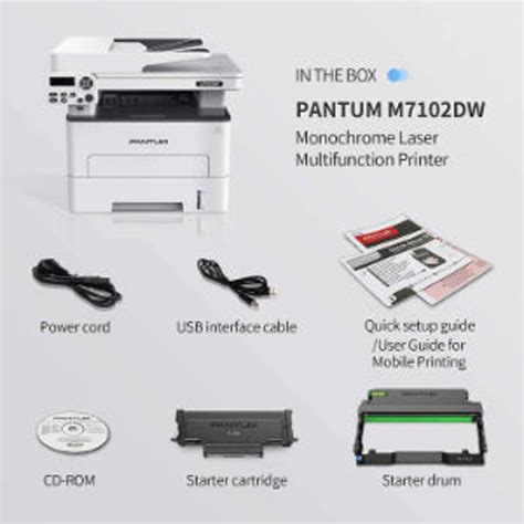 SuperSetu. Product Reviews. Pantum M7102DW Laser Printer Scanner Copier 3 in 1. Pantum M7102DW ...