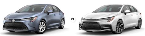 2021 Toyota Corolla LE vs. SE | Toyota of Downtown LA