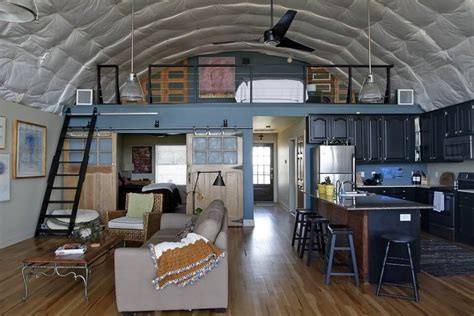 The interior of the quonset hut homes - CueThat