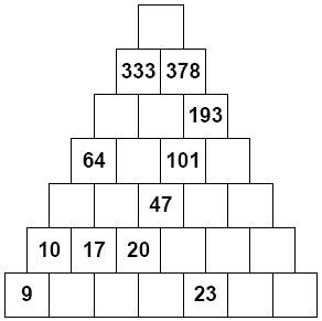 Number Pyramid Puzzle Magazine