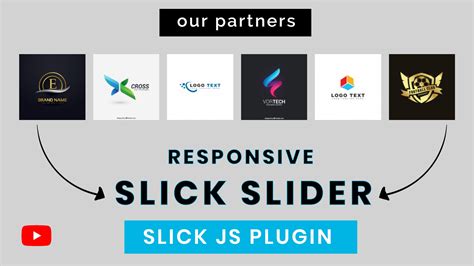 Responsive Our Partners Carousel Slider By Slick Slider | Code4education