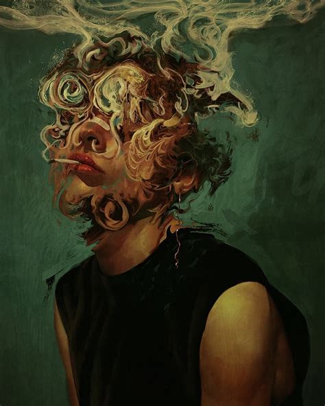 Illustration Art By Aykut Aydoğdu - ARTWOONZ | Surreal art, Art painting, Aesthetic art