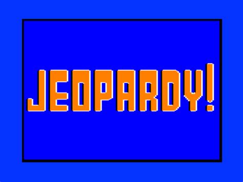 File:Jeopardy! Title screen (Apple IIGS).png - Video Game Music Preservation Foundation Wiki