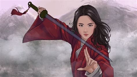 3840x2160 Resolution New Mulan Fan Art 4K Wallpaper - Wallpapers Den