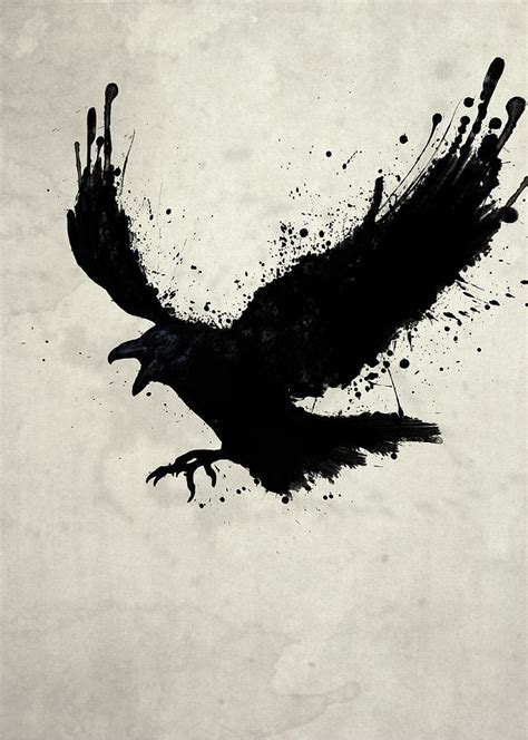 Raven Digital Art by Nicklas Gustafsson - Pixels