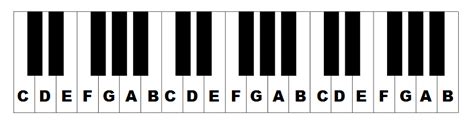 Piano Keys Labeled: The Layout Of Notes On The Keyboard