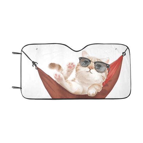 Cats Sunshade, Funny Car Windshield Sun Shade sold by Danii Pollehn | SKU 42020151 | Printerval