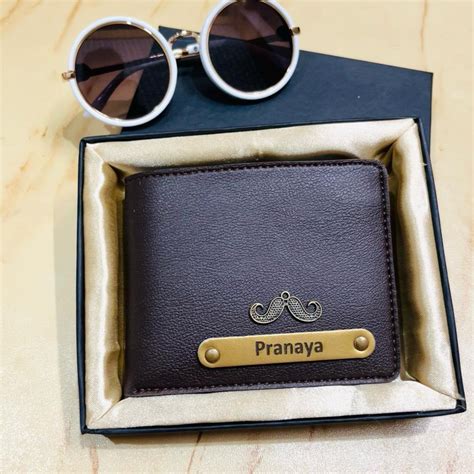 Personalized Men Leather Wallet With Name