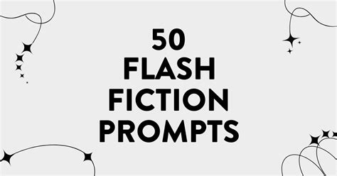 50 Flash Fiction Prompts - Bookfox