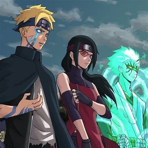 Sarada Uchiha Sarada E Boruto Sasuke Sakura Sarada Naruto Uzumaki ...