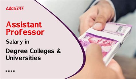 Assistant Professor Salary in Degree Colleges and Universities