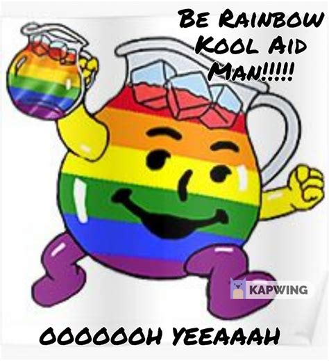 Pixilart - Rainbow Kool Aid Man Meme uploaded by SwimtheFly28