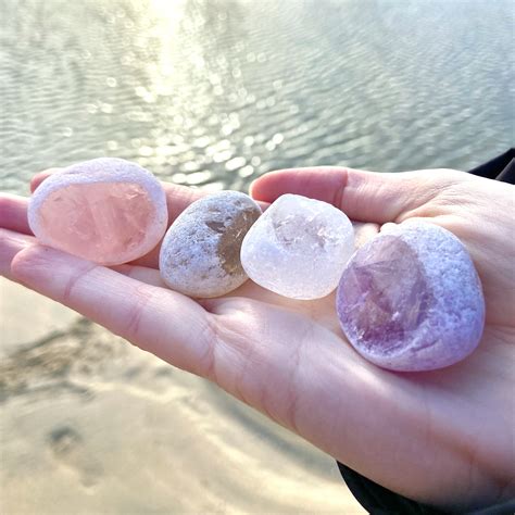 Dragon Egg Crystals for Spiritual Healing Rose Quartz Clear | Etsy