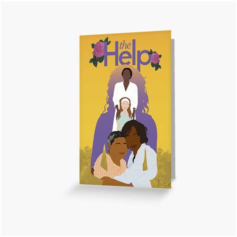 "The Help Movie Poster Illustration" Greeting Card for Sale by ilustrakrm | Redbubble