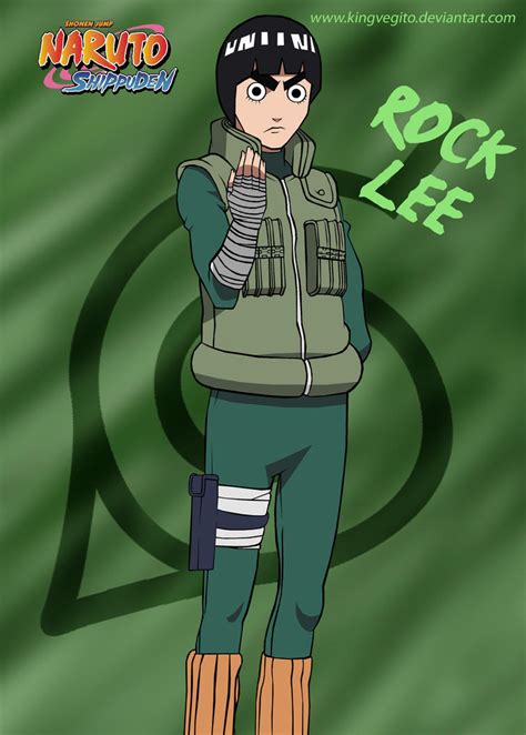 Rock Lee Shippuden Finished by kingvegito on DeviantArt