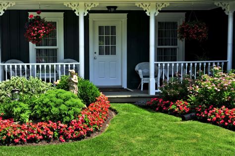 front yard landscape with pathway